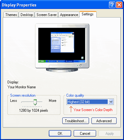 Display Properties